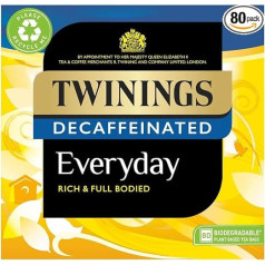 Twinings Everyday Decaffeinated 80 maisiņi 250g