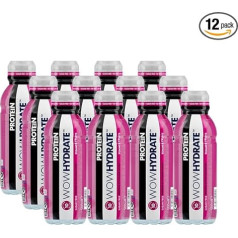 Wow Hydrate Protein Pro Water 10 g Summer Fruits 12 x 500 ml