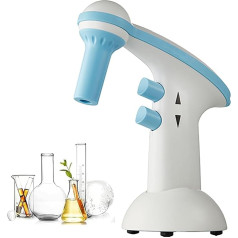 CHANGLKJ Elektrischer Pipetten-Controller, Automatischer Labor-Pipettenfüller, 0,1-100 Ml Elektrischer Pipettierer Mit 0,45 Μm Hydrophobem Filter, Einstellbare Geschwindigkeit Und 2 Entwässerungsmodi