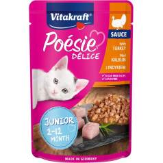 Vitakraft poesie delice delice junior tītars kaķiem 85g