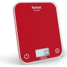 Tefal, Optisss BC50U3V0 Elektroniskie virtuves svari ar viegli nolasāmu displeju, izturīgi pret skrāpējumiem, ietilpība 5 kg, balti