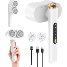 Smiling Shark Lint Shaver, M-3 elektriskais bezvadu Lint Shaver uzlādējams 4 regulējams 90° leņķī rotējošs rokturis, pārnēsājams Lint Shaver visu veidu apģērbiem un mēbelēm, Lint Remover audumu skuveklis