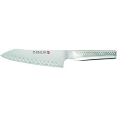 Global Santoku nazis, 1, sudraba krāsā