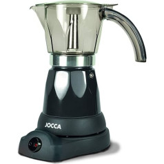 Jocca - Bezvadu kafetētājs ar 6 kafijas tējkannu ietilpību | Gira uz pamatnes līdz 360º | Manico cool touch | Uzglabā kafiju aukstu 30 minūtēs (Nero)