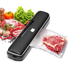 Cocoarm Food Vacuum Sealing Vacuum Sealer for Food Automatic Food Protector Storage Sealing Machine for Wet (European Regulation (110-240V Wide Voltage))