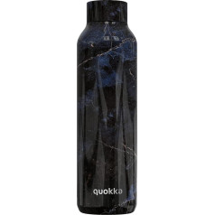 Quokka Solid Black Marble termoblasta no nerūsējošā tērauda 630 ml