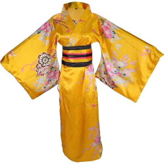 ZNLFS Sieviešu kimono halāts Tradicionālā japāņu kimono kleita Halloween Cosplay kostīms Geisha Yukata Bathrobe