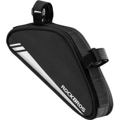Rockbros Velosipēda soma uz rāmja montējamiem sūkņa instrumentiem 0,7l - melna