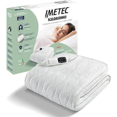 Imetec Adapto Recreo Thermal Underbed 150 x 80 cm, ātra sildīšana, konstanta un individuāla temperatūra, hipoalerģisks, stepēts, mazgājams audums, ražots Itālijā, 6 temperatūras regulēšana