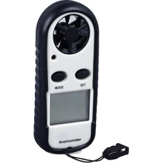 LCD digitālais digitālais anemometrs Augstas precizitātes āra vēja ātruma mērītājs Inteliģentā testēšana