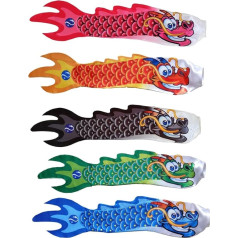 5 gab Vējrādītājs dārza laikapstākļu vējrādītājs Balkona eoliskais zvans Chenisian Dragon