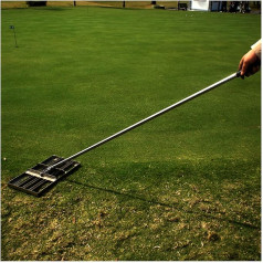 XXAHGSK Zāles grābeklis Golf Garden Grass Levelawn, 4,5 ft zāliena izlīdzināšanas grābeklis, augstas veiktspējas zāliena stūmējs Levelawn Tool Golf Equipment