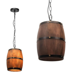 JCPYIUL Piekaramais apgaismojums izgatavots no vīna mucas ēnā Vintage piekaramais lukturis Piekaramais lukturis Resin vīna gaismas guļamistabai kāpņu telpa Pētījums