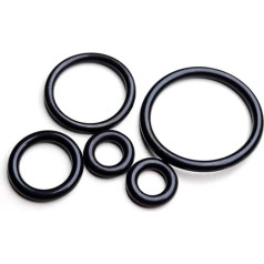 QZZZZBYL O-Ring-Dichtung aus EPDM-Gummi, Schwarze O-Ring-Dichtung, Härte 70A, CS 1,9 mm, AD 5 mm - 170 mm(OD 68MM (10PCS)_1.9MM)