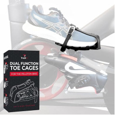 Divfunkcionāli pirkstu gredzeni - Peloton pedāļu pārveidošana uz divpusējiem pirkstu gredzeniem vai Delta Cleats - pedāļu pārveidotājs - saderīgs ar Peloton Bike & Peloton Bike+ velosipēdiem