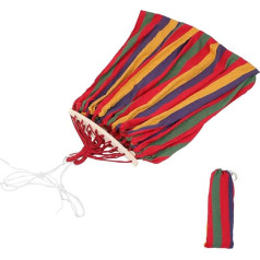 BCOATH Kempinga šūpuļtīkls HAMMOCK Hanging krēsls bērniem Hanging Rope Hammock Auduma šūpuļtīkls Dārza pludmales šūpuļtīkls Telts mugursomai Šūpuļtīkls Hammock Backyard Canvas Red