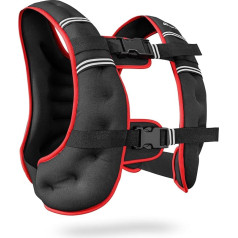 Hop-Sport Svara veste ar smilšu pildījumu - Svara veste, izgatavota no neoprēna, 10 kg - ideāli piemērota spēka treniņiem