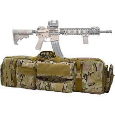 Honent taktiskais šaujamieroču futrālis Militāro šaujamieroču futrālis M4 ieroču somai Pistole Airsoft mugursoma medībām šaujamieroču glabāšanai un transportēšanai, haki, kamuflāžas krāsā
