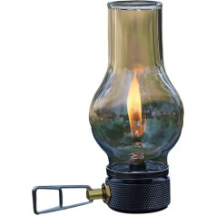 Gāzes laterna ar apgaismojumu Gāzes kempinga lampa Pārnēsājamās āra degvielas telts laternas āra kempingiem Pārgājieni (gāzes lampa)