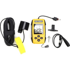 Zvejas meklētājs, TL88 rokas LCD displeja zivju meklētājs, pārnēsājams zivju meklētājs, zivju dziļuma meklētājs ar sonāra sensoru dokai, zemledus zvejai