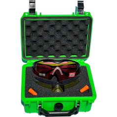 SSP Eyewear Methow šaušanas briļļu komplekts - Komplektā ietilpst 3 lēcas, cietais futrālis, mikrošķiedras maisiņš un briļļu rāmis - violeta krāsa