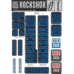 Rockshox uzlīmes komplekts 35 mm PIKE/Lyrik/Domain/Revelation 11.4318.003.511 Rezerves daļas Yari, zila, standarta