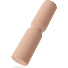 Bala Hourglass Foam Roller (Smilšu) - mīksta blīvuma putuplasta muguras veltnis fizioterapijai, dziļo audu muskuļu masāžai, elastībai un stiepšanai - treniņu veltnis jogai, kakla, muguras un muguras masāžai.