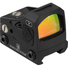 FOCUHUNTER 1x22 Red Dot Visor 2MOA Mini mazais reflektors Visor Compact Optical Viewfinder ar Picatinny Rail stiprinājumu un GK montāžas plati