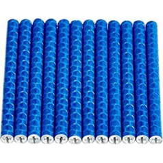 Riteņu spoke atstarotāji Velosipēdu spokes Atstarojošās svītras Velosipēdu braukšanas riteņu loka spoke turētājs Clip Tube 7,5 cm Velosipēdu spoke uzlīmes Tube brīdinājuma svītras Spoke atstarotāji velosipēdiem
