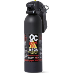 OC5000 Pepper Spray ar pistoleta rokturi 400 ml plats izsmidzinātājs