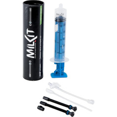 MilKit kompakta bezkameru vārstu sistēma - Mērīšanas un uzpildes šļirce 60 ml - Divi patentēti bezkameru vārsti - Presta vārsta sirds instruments - Šveices ražojums - Ražots Vācijā