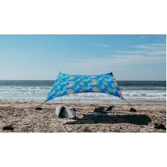 Neso Grande pludmales telts, 2,1 m augsta x 2,8 m x 2,8 m - pastiprināti stūri un dzesēšanas nodalījums