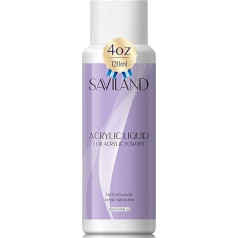 Saviland 120 ml akrila šķidrums akrila nagiem - MMA nesaturošs akrila šķidrums nagiem, monomērs akrilam, nedzeltējošs šķidrums akrila nagiem, akrila šķidrums nagiem, monomērs akrila gēla akrilam