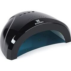 BLUESKY UV LED lampa nagu žāvētājs gēla nagu lakai ar inteliģentas lampas funkciju, atvērts dizains, 30s/60s laika iestatījums (BLUESKY UV/LED lampa 48W)