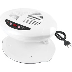 Kuuleyn LED nagu lampa, ABS regulējams karstā un aukstā gaisa nagu žāvētājs, silts dzesētājs, nagu lakas žāvēšanas ventilators, manikīra instruments dažādiem laika apstākļiem (balts)