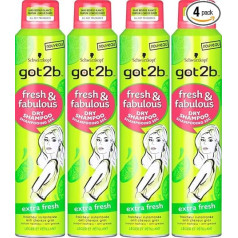 got2b Trockenshampoo, Fresh/Fabulous Extra Fresh, 200 ml, 4 Stück