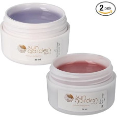 Sun Garden Nails UV hermetizējošais gels 30 ml + UV pārklājuma gels 30 ml