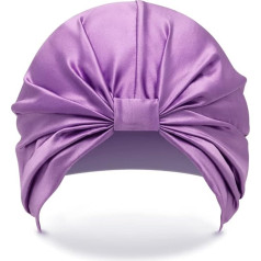 Silke Hair Wrap | 100% Luxury Silk Hair Wrap | Miega cepure, kas aizsargā un atjauno bojātus matus | Miega cepure piemērota frizētiem, cirtainiem un taisniem matiem