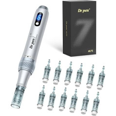 Dr. Pen M7S Microneedling pildspalva ar 12 uzpildes elementiem 16 kontakti 24 kontakti 36 kontakti Microneedling ierīce pretnovecošanās procedūrai Silver 2025
