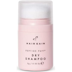 Hair Gain Peptide Puff Travel Size Mini sausais šampūns matu augšanai un galvas ādas kopšanai Vegan Non-Aerosol Natural and Benzene-Free Piemērots visiem matiem