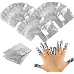 Nail Wraps for Gel Nails Quick and Gentle Soak Off Nail Wraps for Gel Nails for Manicure Pedicure 100 Pieces