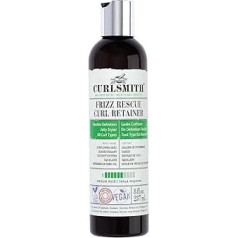 CURLSMITH Curlsmith - Frizz Rescue Curl Retainer, želeja matu ieveidotājs, nesalipina matus, matu pūkošanās kontrole, mitruma aizsardzība, piemērots visiem cirtas tipiem, vegāns, 8 unces
