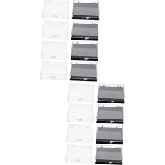 Beaupretty Pack of 16 Armor Gift Box Nagu organizatori un uzglabāšanas nagu turētājs Nagu piederumu organizators Nagu piederumi Nagu tehnoloģija Nagu uzglabāšanas tehnoloģija Nagu uzglabāšanas uzglabāšanas kārba Shell Storage Box PP
