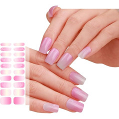 Gel-Streifen, Lichtbedarf, Gel-Wraps, halbgehärtete Nägel, Nagellackstreifen, Nagelkunstaufkleber, Nagelkunst-Dekoration