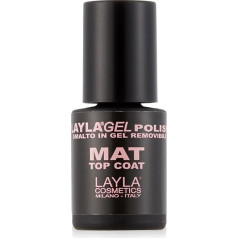 Layla Cosmetics Gel Nail Polish - matēts virsējais pārklājums, 1 x 0.01 iepakojums