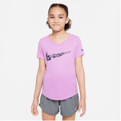 T-krekls Dri-Fit meitenēm DZ3583 532 / violeta / L (147-158cm)