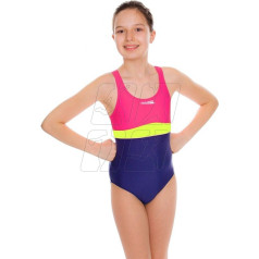 Jauniešu Emily peldkostīms rozā un violetā krāsā / 164 cm