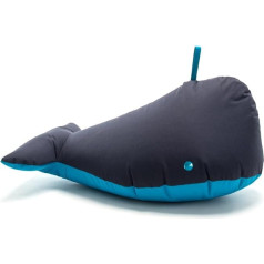 Sitting Bull Happy Zoo Ben Whale Bean Bag tumši zils/100% poliestera pārklājums/LxWxH 92x47x70cm