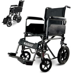 Ratiņkrēsls S230 tērauda tranzīta - Prim Sēdekļa platums 46 cm