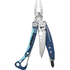 LEATHERMAN - Skeletool CX - Daudzfunkcionāls instruments ar 7 instrumentiem, tostarp knaiblēm, stiepļu grieznēm un nažiem, āra apstākļiem un kempingiem, nerūsējošais tērauds, nakts tonis